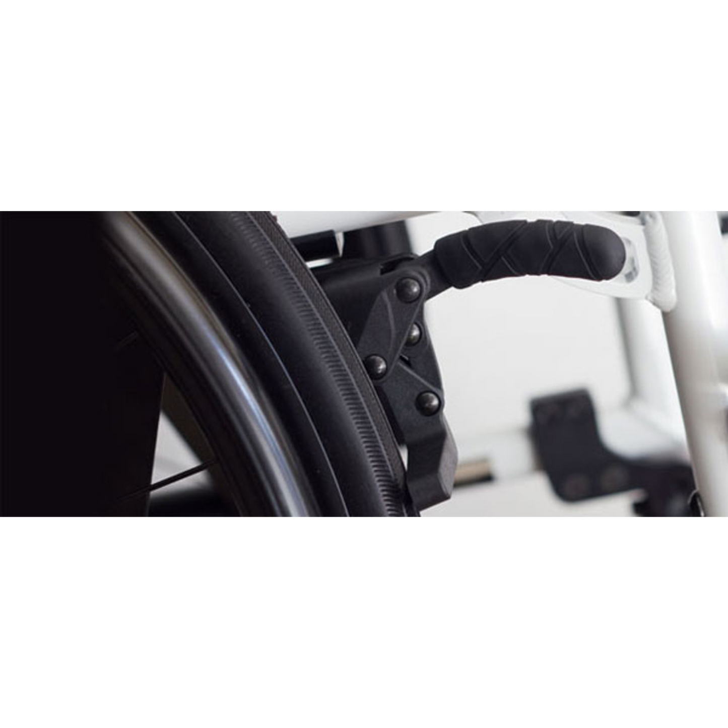 Push-to-Lock Wheelchair Brake (Composite)