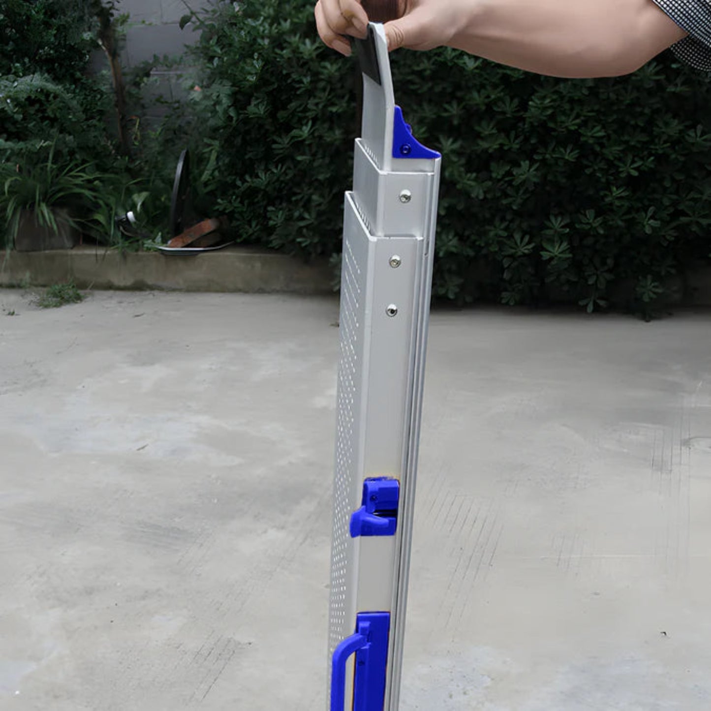 Folded Heeve 3-Piece Telescopic Aluminium Wheelchair Ramps