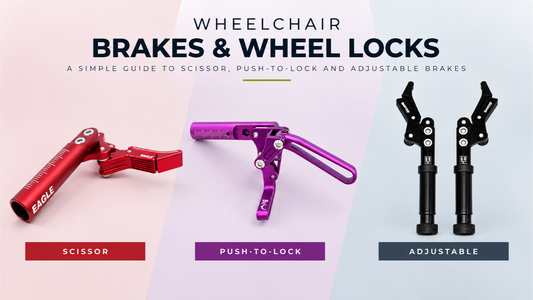 Wheelchair Brakes & Wheel Locks: Push-to-Lock vs Scissor Brakes