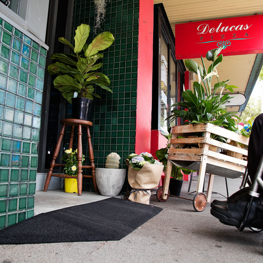 1:8 Gradient Rubber Ramp Wings – 900mm Wide