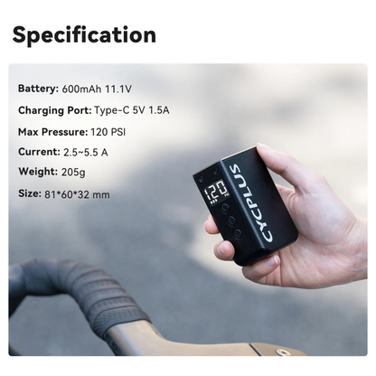 Cycplus AS2 Pro Max Rechargeable Electric Wheelchair Tyre Inflator