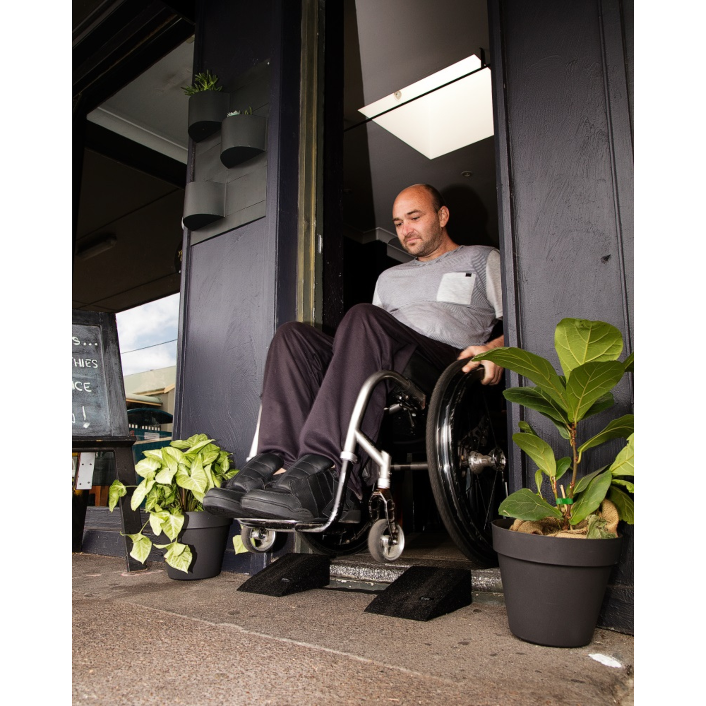 Personal Portable Rubber Wheelchair Ramps