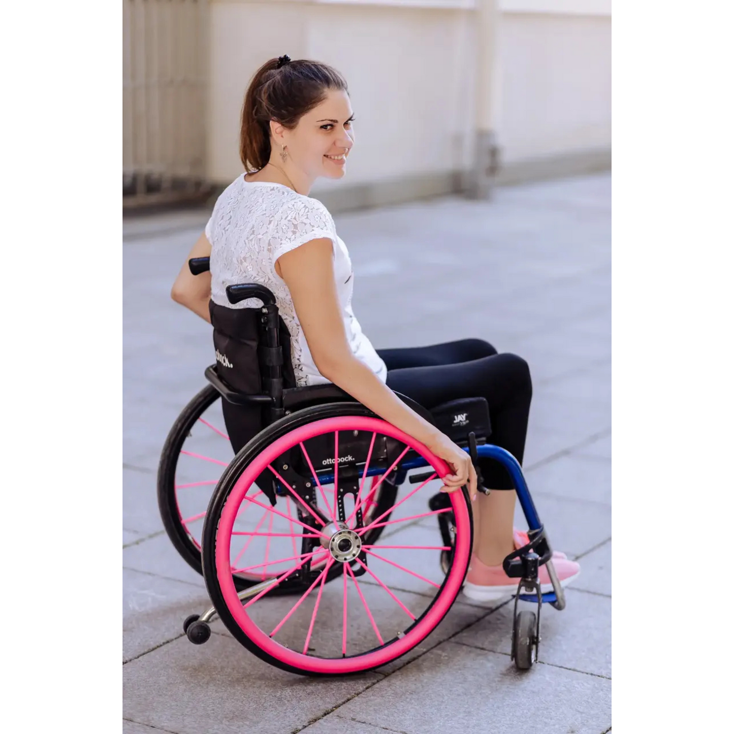 RehaDesign Ultra-Grrrip Wheelchair Push Rim Covers