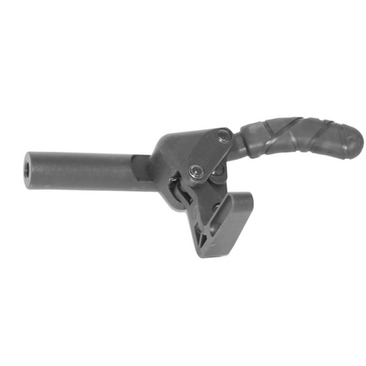 Push-to-Lock Wheelchair Brake (Composite)