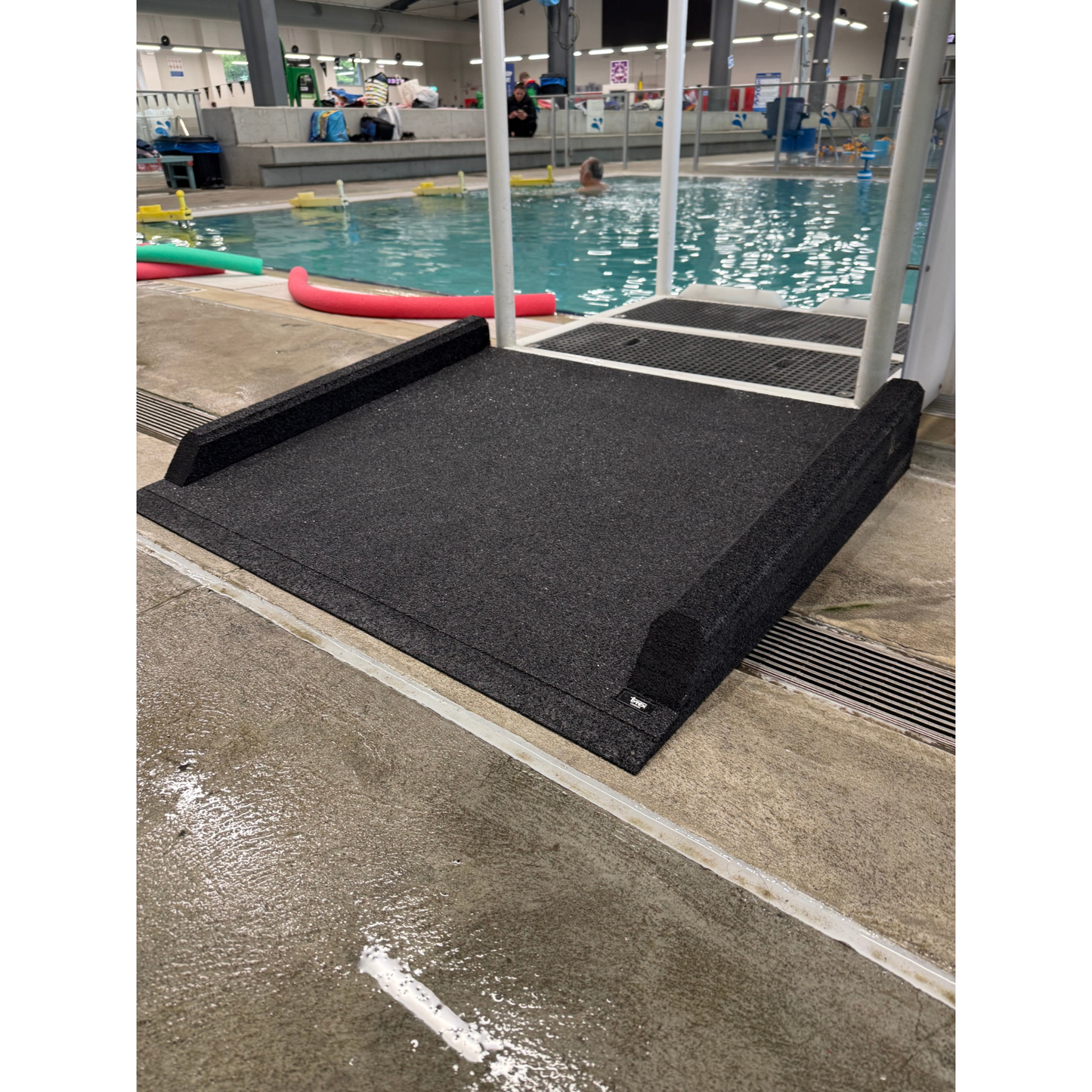 Safety Kerbing For Rubber Access Ramps