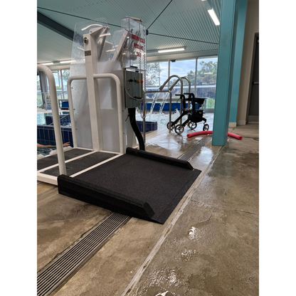 Safety Kerbing For Rubber Access Ramps