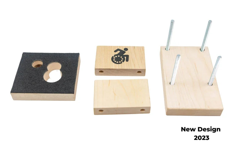 Wheelchair Bearing Removal and Installation Stand