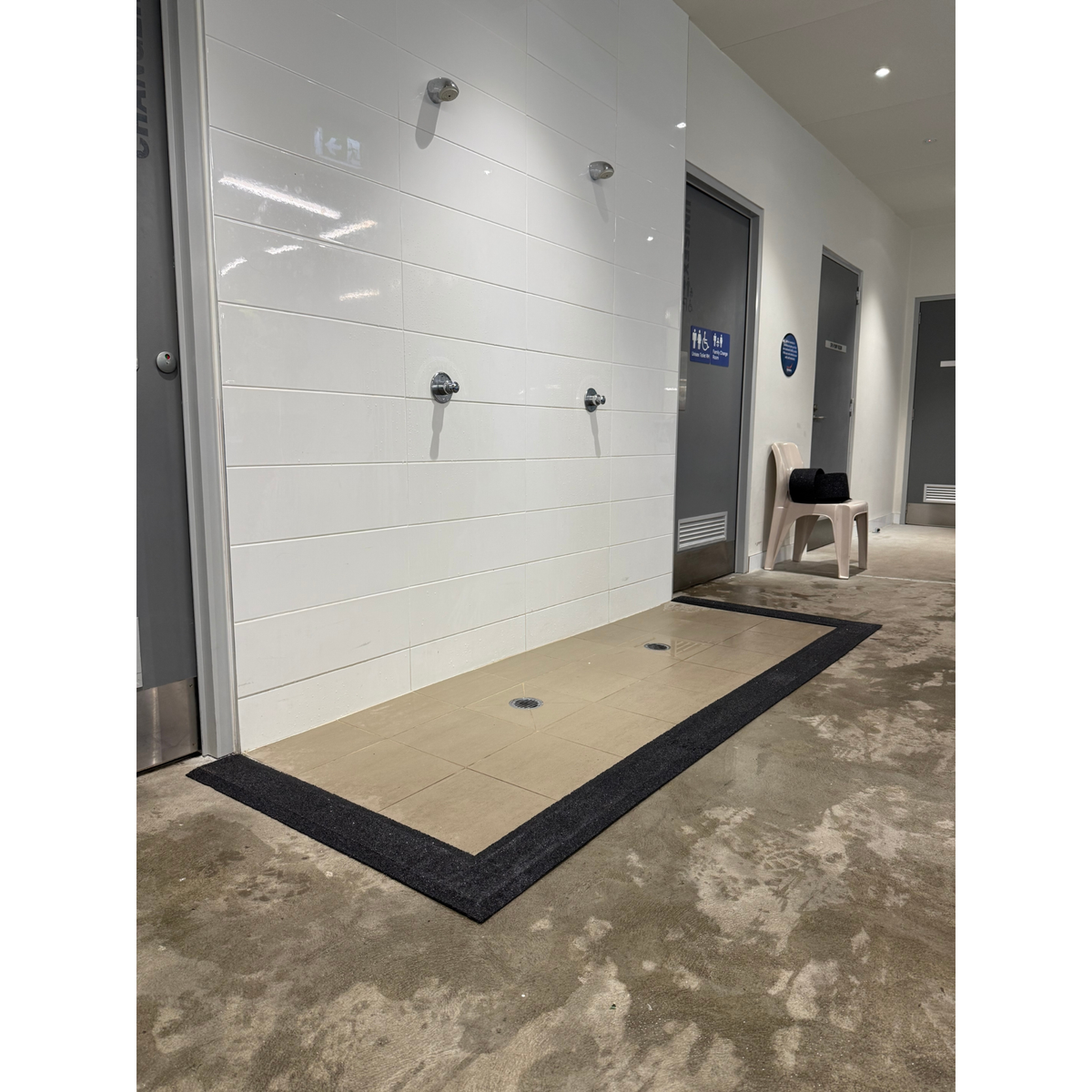 Pvc Shower Ramp Tyrex Recycled Rubber Shower Ramps – Wheelchair Outfitters